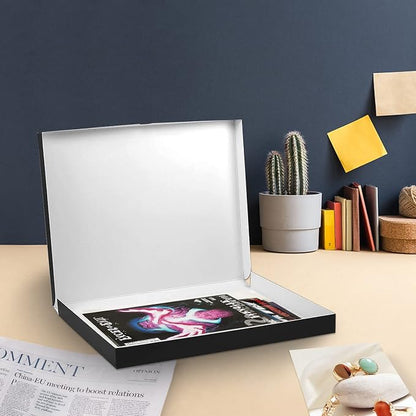 Lineco 16x20 Black Clamshell Archival Folio Storage Box, 1.75" Deep | Acid-Free - Image 5