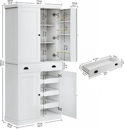 IRONCK 72" Kitchen Pantry Cabinet - Image 3