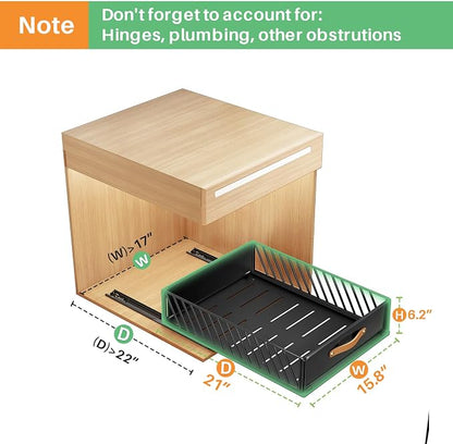 Pull out Cabinet Organizer, Heavy Duty Slide out Pantry Shelves Drawer Storage - Image 3