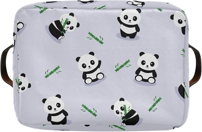 ZAZYXTJ Cute Panda Storage Basket - Image 8