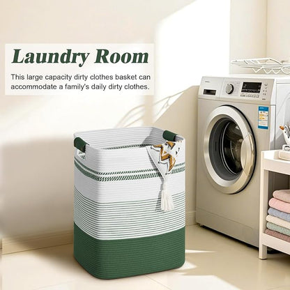 Laundry Hamper, 95L Tall Laundry Basket - Image 4