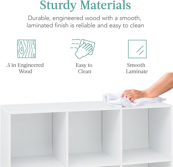 Best Choice Products 6-Cube Storage Organizer, 13.5in Shelf Opening, Display - Image 6