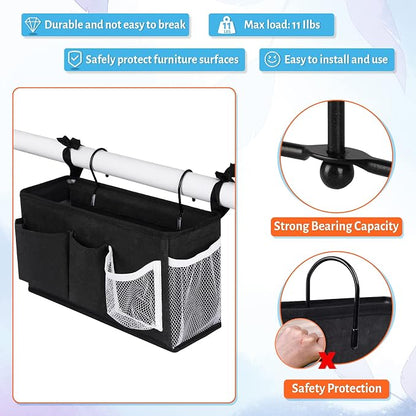 Loghot Bedside Caddy/Bedside Storage Bag Hanging Organizer - Image 2