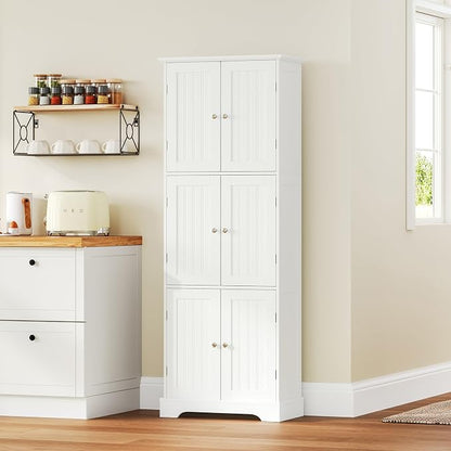 ChooChoo 63.2" Tall Bathroom Storage Cabinet - Image 7