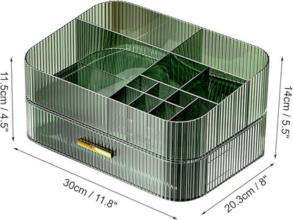Makeup Organizer with Stackable Drawer, Large Capacity Vanity Organizer - Image 6