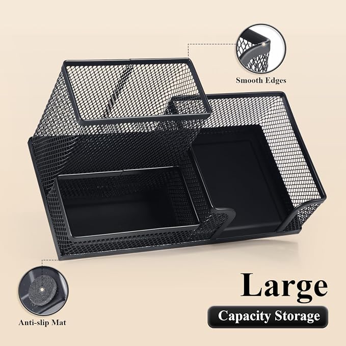 M&G Mesh Pen Holder Desk Organizers Pencil Holder - Image 4