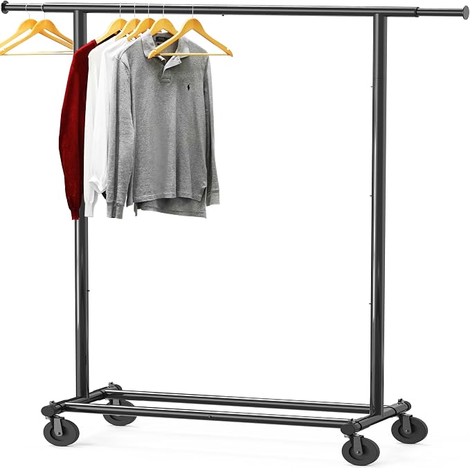 Simple Houseware Heavy Duty Clothing Garment Rack, Holds Up to 150 lbs by SimpleHouseware