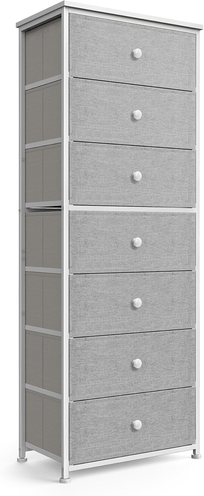 Mifuro Tall Fabric Dresser for Bedroom, Vertical Storage Organizer Tower by MifuroOfficeProduct