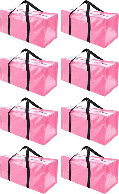8 Pack Extra Large Moving Bags by PANDA+JOYS