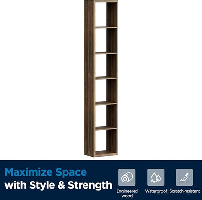 6 Cube Storage Organizer Single Row, Cube Shelf - Image 8