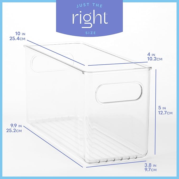 primebox Plastic Food Storage 2 Pack Clear Container Bin - Image 3