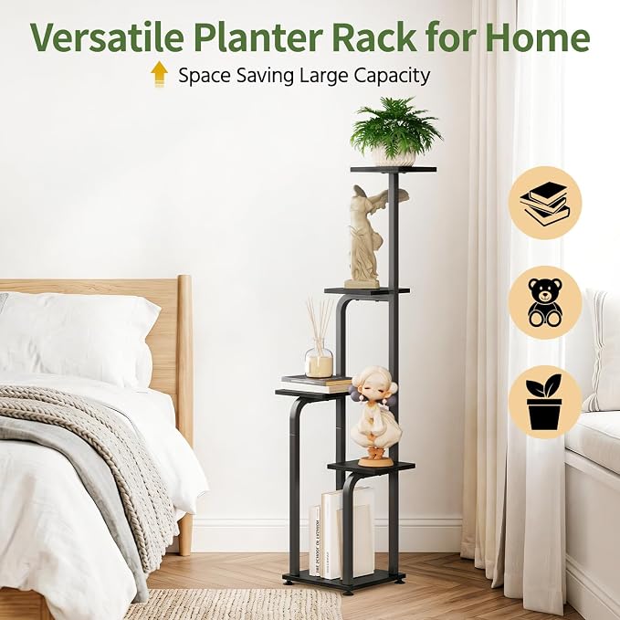 LASZOLA 5 Tiered Plant Stand Tall - Image 8