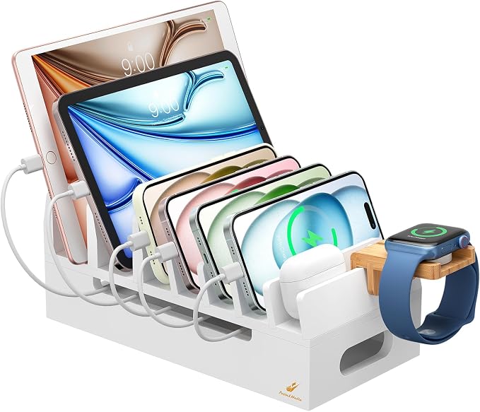 Pezin & Hulin Bamboo Charging Station by Pezin+%26+Hulin