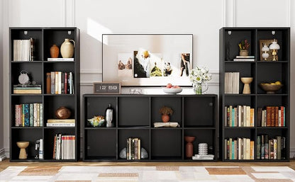 IRONCK Bookshelf, 8-Cube Storage Cube Shelf Organizer, Extra Thick Frame - Image 8