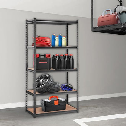 VEVOR Storage Shelving Unit, 5-Tier Adjustable, 2000 lbs Capacity, Heavy Duty - Image 2