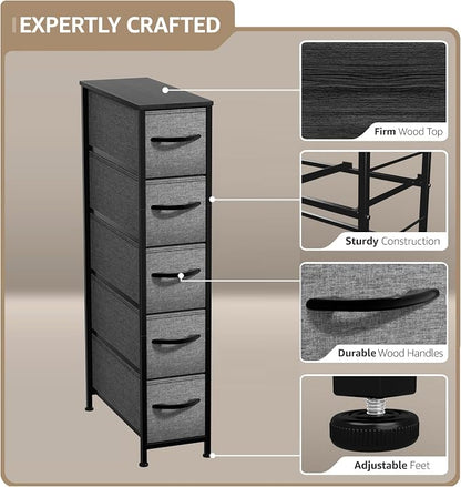 Sorbus Kids Dresser with 5 Drawers - Image 4