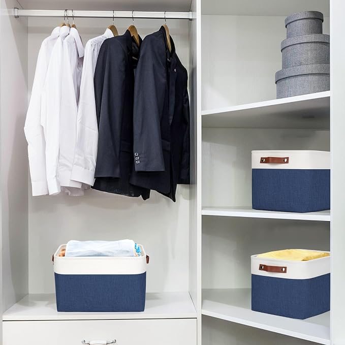 Storage Bins Large Fabric Storage Baskets - Image 2