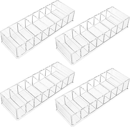 Foraineam 4 Pack Acrylic Compact Organizer Cosmetics Beauty Care Powder Holder by Foraineam