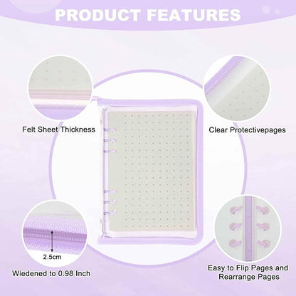 CAPASTEC Pin Bag, Portable Pin Display Book, Brooches Storage - Image 3