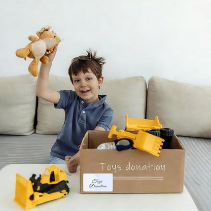 100 Packs Adhesive Label Storage Bin Pockets Clear Plastic Index Card Pockets - Image 3