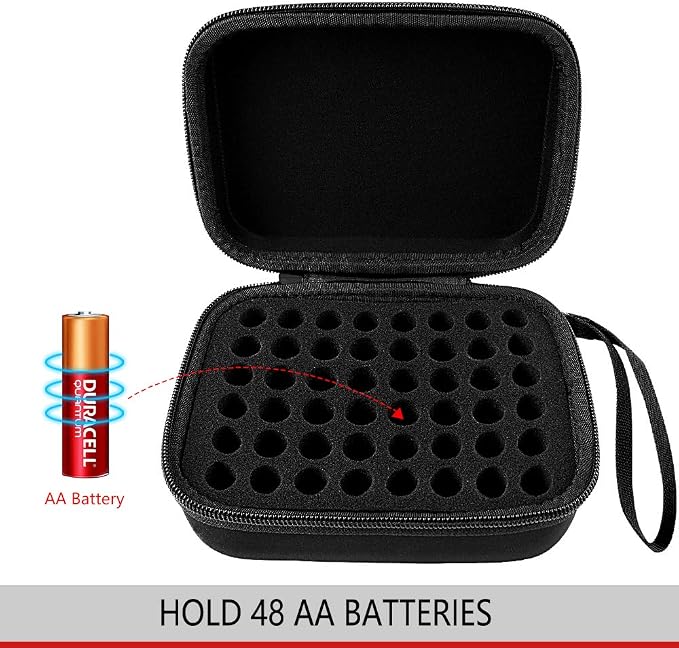 Comecase Hard Battery Organizer Storage Box Carrying Case Bag - Image 5