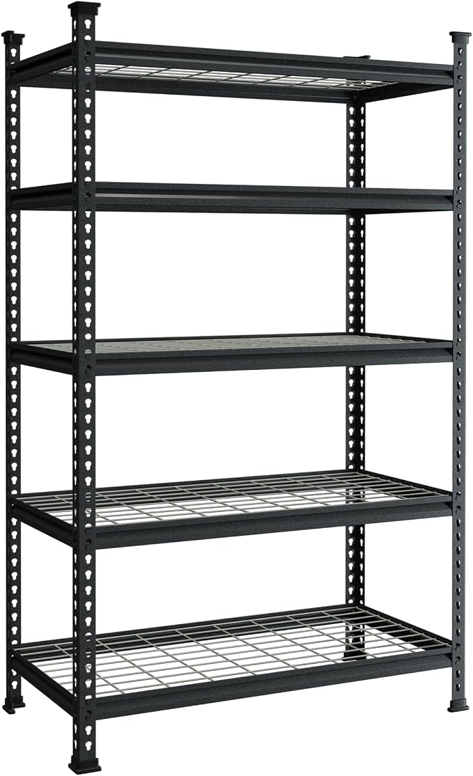 WORKPRO 5-Tier Metal Garage Shelving Unit, 36”W x 18”D x 72”H Storage Shelves by WORKPRO