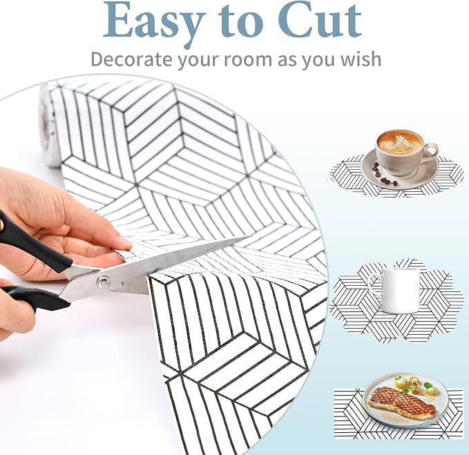Shelf Liners for Kitchen Cabinets 17in x 30FT, Non Adhesive Cabinet Liner - Image 7