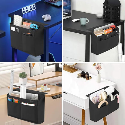 Desk Side Hanging Organizer, Adhesive Storage Bag - Image 2