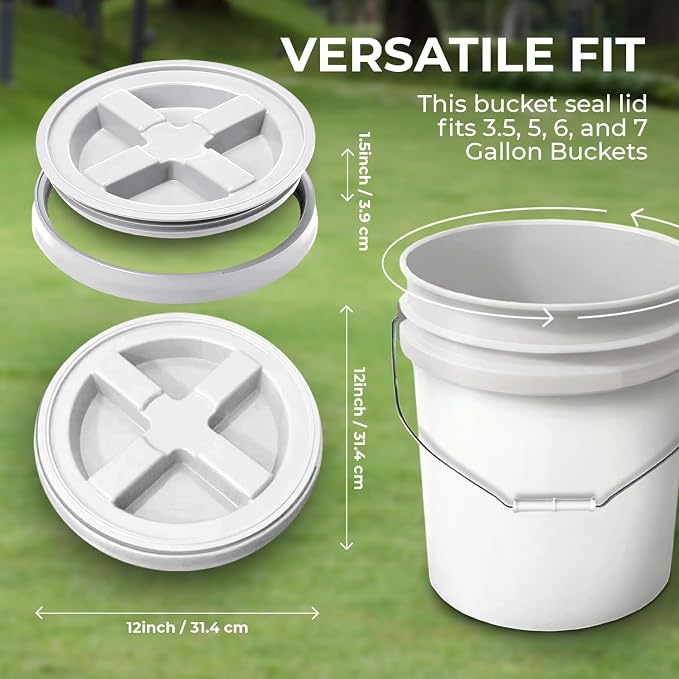 5-Gallon Yellow Bucket Pail - Image 2