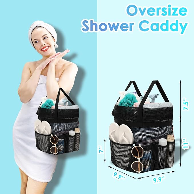 Fammart Mesh Shower Caddy Portable - Image 2