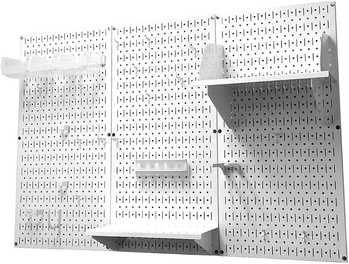 Wall Control Pegboard Organizer 4 ft. Metal Standard Tool Storage Kit - Image 3