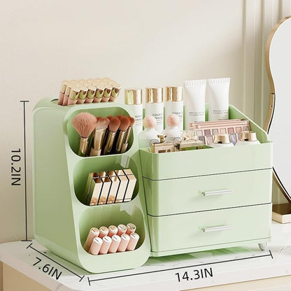 Booklov Makeup Organizer for Vanity, Large Capacity Cosmetic Display Case - Image 2
