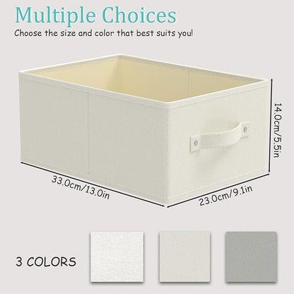 Storage Bins, 3 Pack Foldable Cloth Basket, Cube Organizer - Image 3