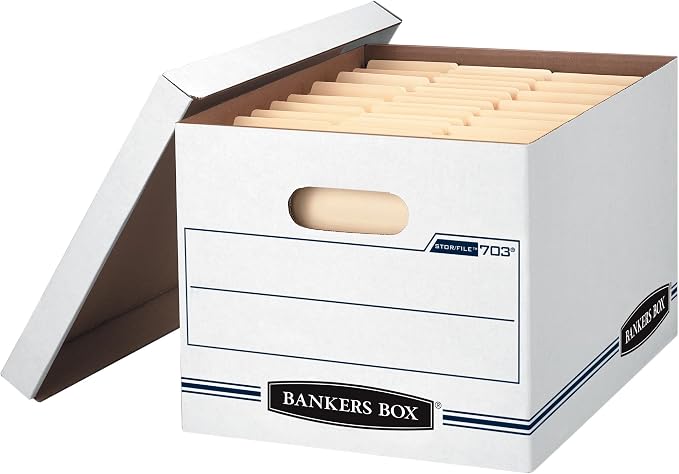 Bankers Box 12-Pack Basic-Duty File Storage Box by BankersBox