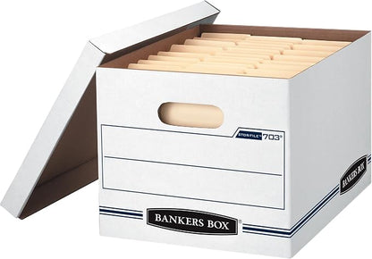 Bankers Box 12-Pack Basic-Duty File Storage Box by BankersBox