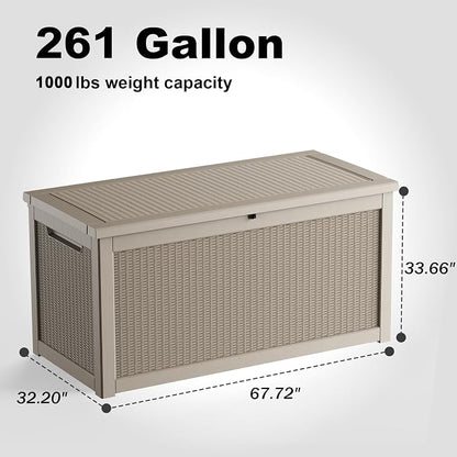 261 Gallon Outdoor Storage Box - Image 3
