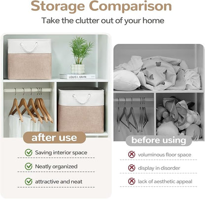 12x12 Inch Foldable Fabric Cube Storage Bins - Image 8