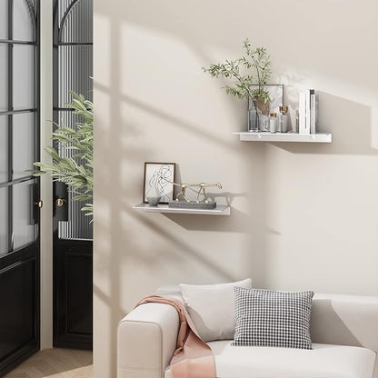 Danpoo 12 inch Metal Floating Shelves - Image 2