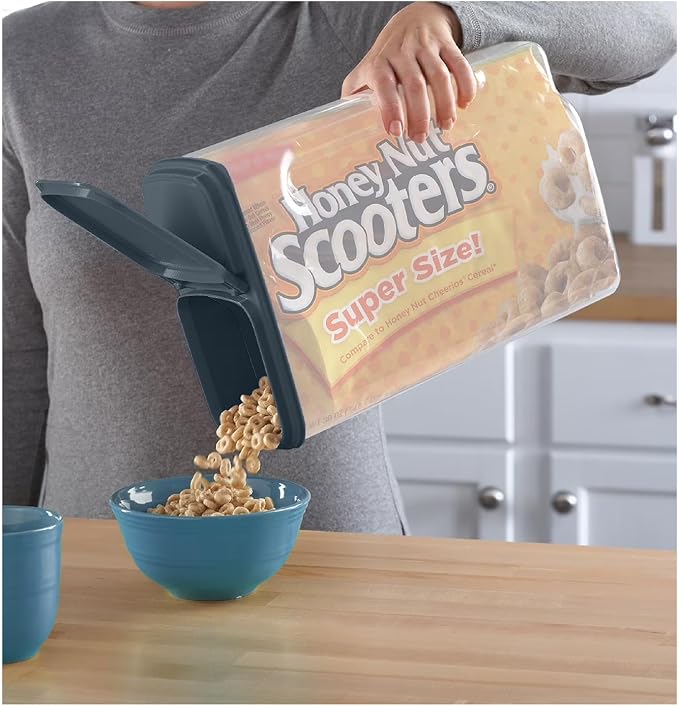 Clear Plastic Cereal Dispenser - Image 4