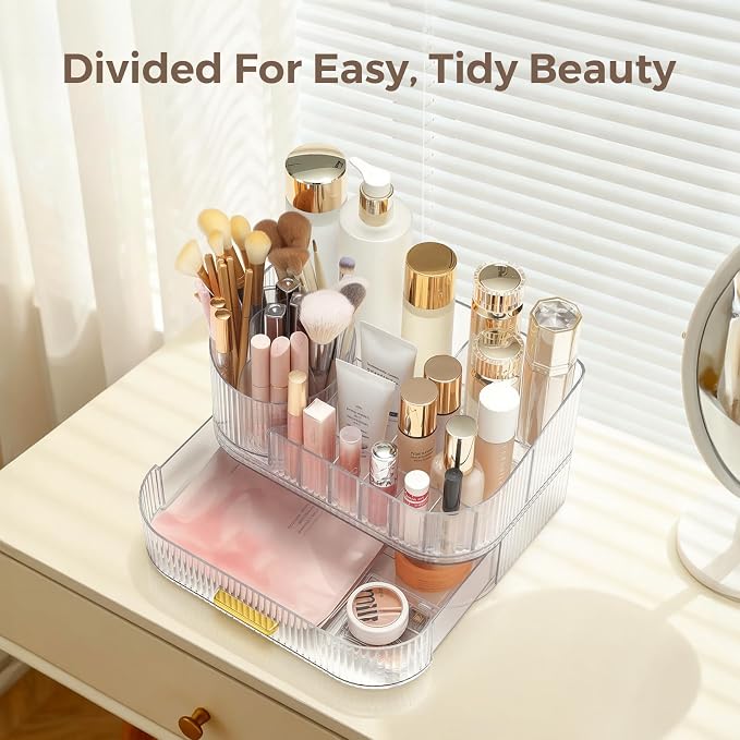 Delamu Makeup Organizer for Vanity - Image 7