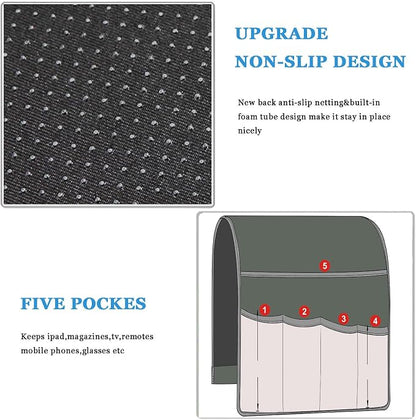 Armrest Organizer Non Slip Remote Control Holder Arm Chair Couch Caddy - Image 2