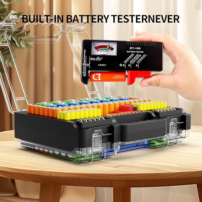 Battery Organizer Storage Holder Box Case - Image 3
