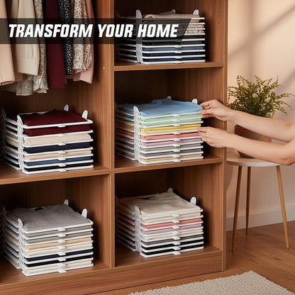 Tshirt Organize for Closet Storage, Shelves for Bedroom Storage | Space-Savin - Image 2