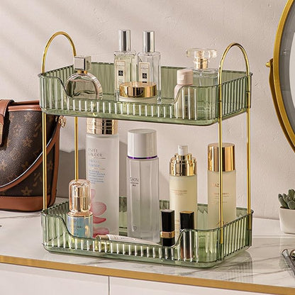 Aveniee Bathroom Counter Organizer, 2 Tier Perfume Skin Care Countertop Storage by Aveniee