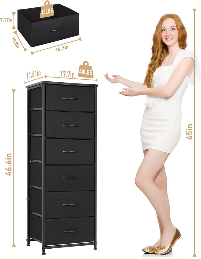 Mifuro Tall Dresser for Bedroom - Image 3