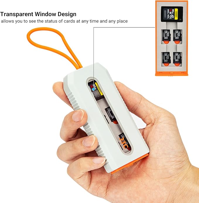 Memory Card Case for 6 CFexpress Type A Cards and 12 Micro SD Cards, Pop-up and - Image 3