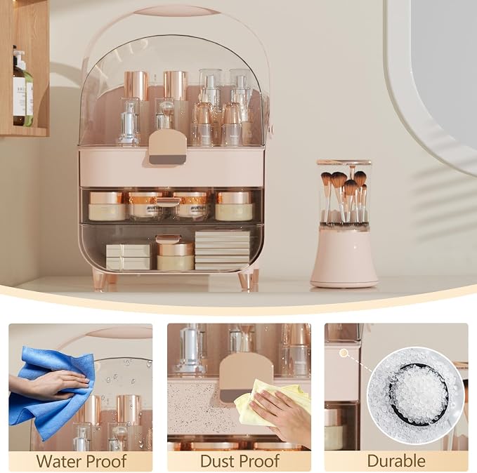 Makeup Organizer Countertop & Makeup Brush Holder - Image 7