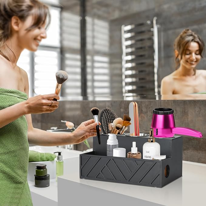 Unistyle Hair Tool Organizer, Wall Mounted, Bathroom Countertop, Vanity - Image 2