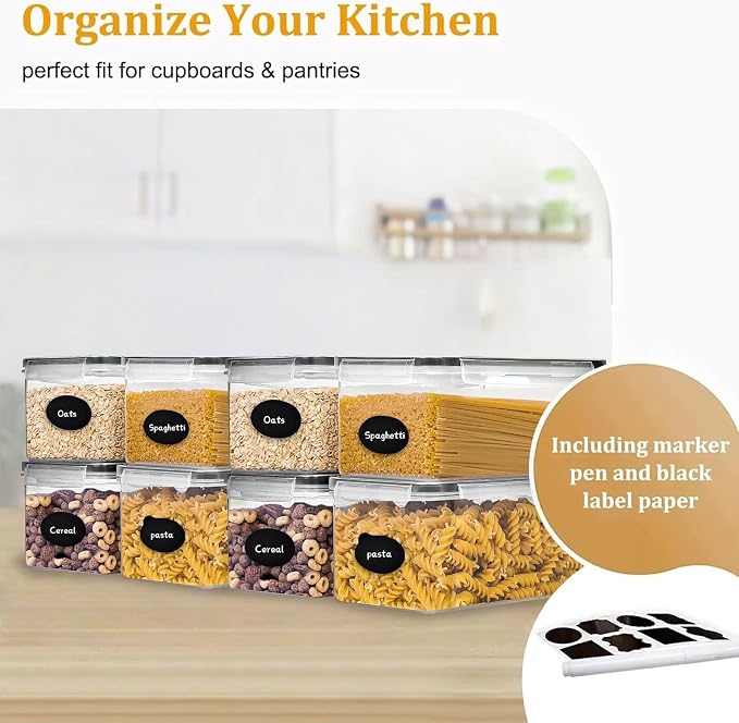 8 Pack Airtight Food Storage Containers - Image 3