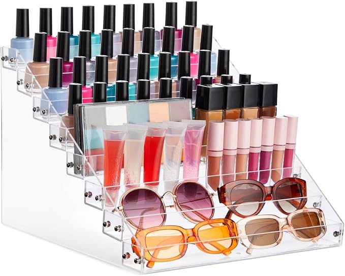 Okuna Outpost 8-Tier Acrylic Nail Polish Rack - Image 8